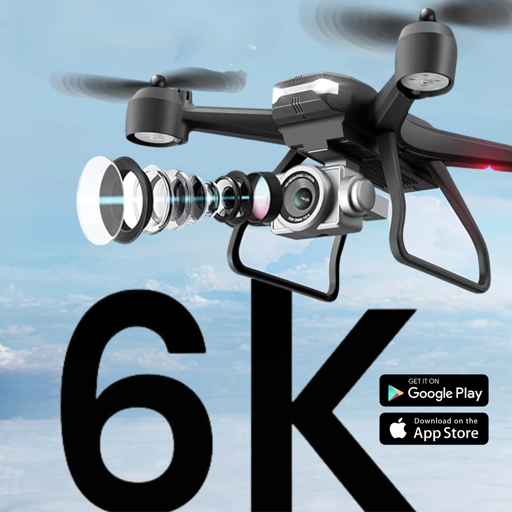 Exadrone Pro – Drohne 6k